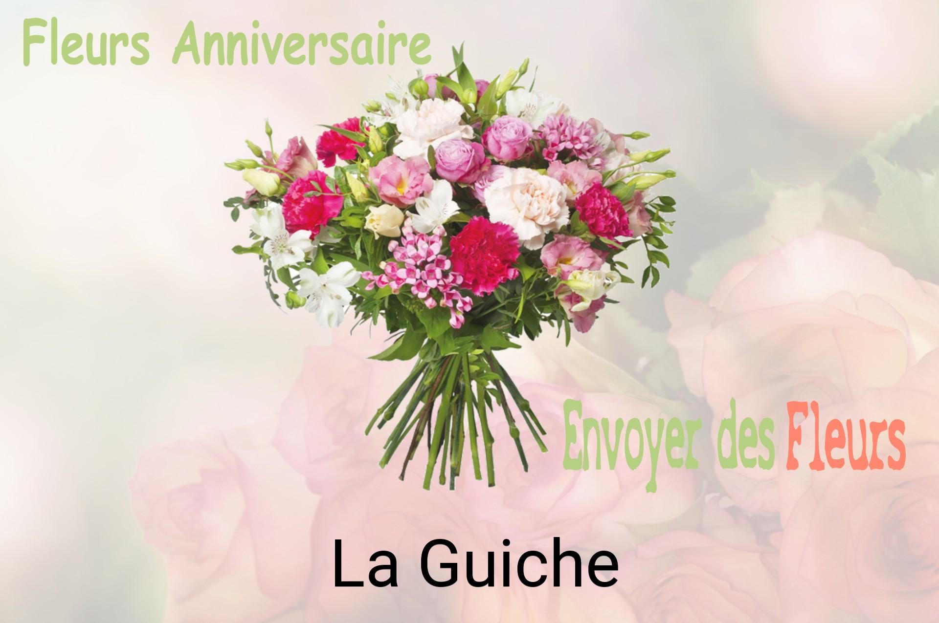 Bouquet de fleurs d’anniversaire livré à La Guiche
